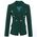 HIGH QUALITY Newest 2018 Designer Blazer Women's Long Sleeve Double Breasted Metal Lion Buttons Blazer Jacket Outer Dark Green